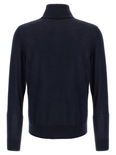Dsquared2 D2 Turtleneck Sweater In Blue