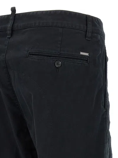Dsquared2 Chino Pants With Pockets And Loops In Black