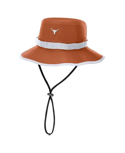 Nike Texas Orange Texas Longhorns 2025 Sideline Apex Boonie Bucket Hat In Brown