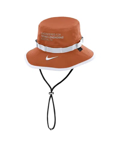 Nike Texas Orange Texas Longhorns 2025 Sideline Apex Boonie Bucket Hat In Brown