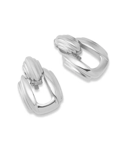 Robert Lee Morris Soho Ribbed Doorknocker Earrings