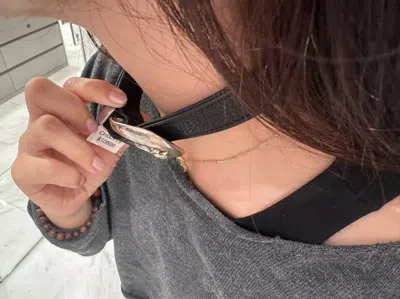Chrome Hearts Buckle Short Necklace In Black