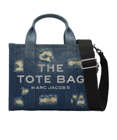 Marc Jacobs The Rip And Repair Denim Small Tote Bag