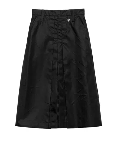 Prada Flared Re-nylon Skirt