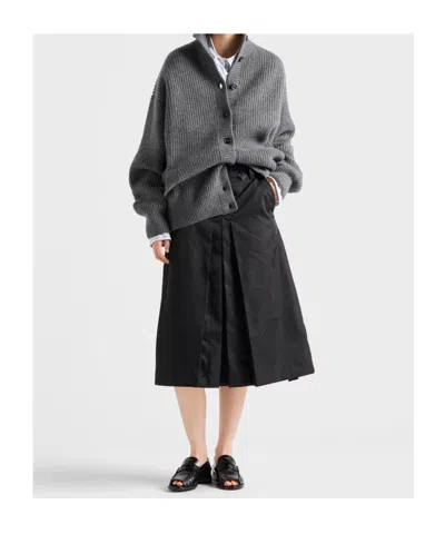 Prada Flared Re-nylon Skirt