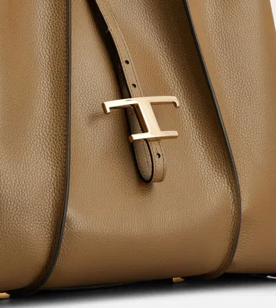 Tod's T Timeless Medium Leather Shopper