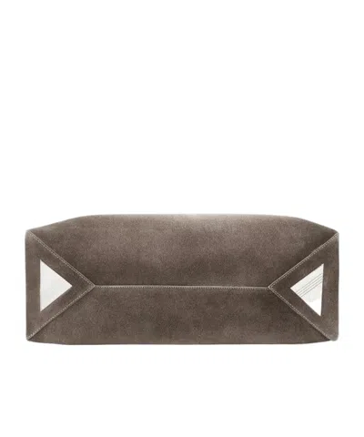 Attico ''la Passeggiata Medium'' Dark Grey Top Handle