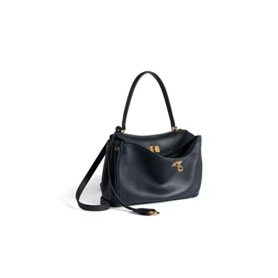 Balenciaga Women's Rodeo Handbag Small In Marine Blue