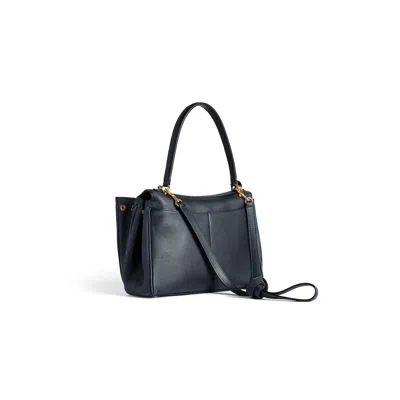 Balenciaga Women's Rodeo Handbag Small In Marine Blue