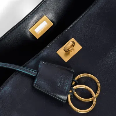Balenciaga Women's Rodeo Handbag Small In Marine Blue
