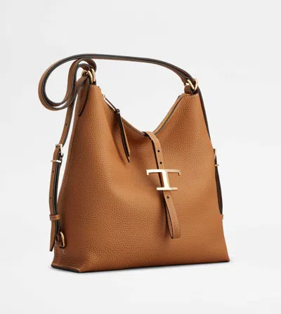Tod's T Timeless Small Leather Shoulder Bag