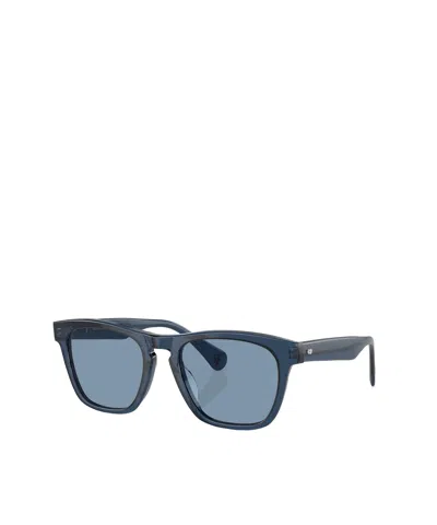 Oliver Peoples X Roger Federer R-1 55mm Irregular Sunglasses In Blue