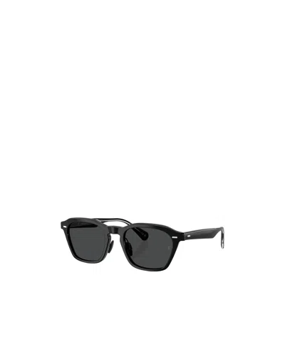 Oliver Peoples Square-frame Sunglasses In Black