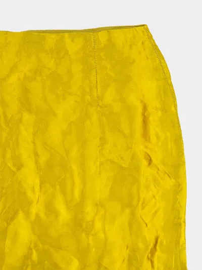 Gabriela Hearst Manuela Midi Skirt In Yellow