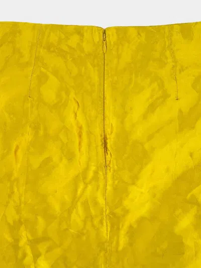 Gabriela Hearst Manuela Midi Skirt In Yellow