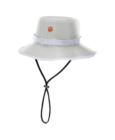 Nike Men's Gray Clemson Tigers 2025 Sideline Apex Boonie Performance Bucket Hat In Gray