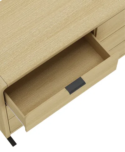 Manhattan Comfort Grace Modern Double Dresser With 6 Drawers In Neutral