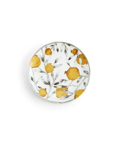 Michael Aram Pomegranate 4-piece Tidbit Plate Set In Multi