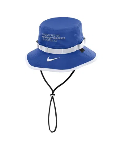 Nike Men's Royal Kentucky Wildcats 2025 Sideline Apex Boonie Performance Bucket Hat In Blue