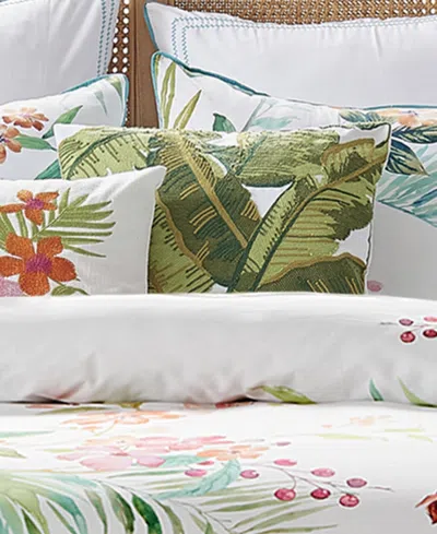 Levtex Hummingbird Grove Crewel Stitch Decorative Pillow, 18" X 18" In Green