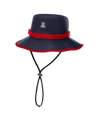 Nike Navy Arizona Wildcats 2025 Sideline Apex Boonie Bucket Hat In Blue