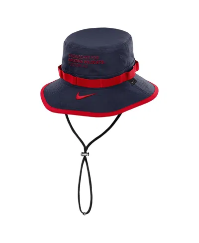 Nike Navy Arizona Wildcats 2025 Sideline Apex Boonie Bucket Hat In Blue