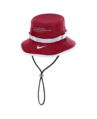 Nike Crimson Alabama Crimson Tide 2025 Sideline Apex Boonie Bucket Hat In Burgundy