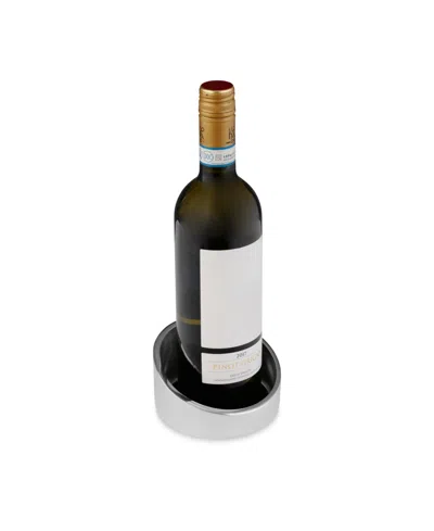 Nambe Tilt Wine Coaster, 4.5" X 2.5" In Metallic