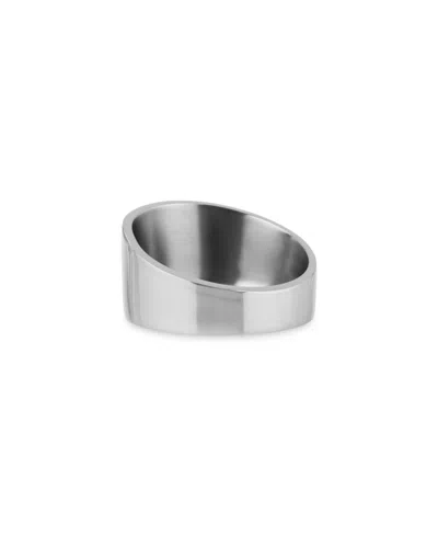 Nambe Tilt Wine Coaster, 4.5" X 2.5" In Metallic