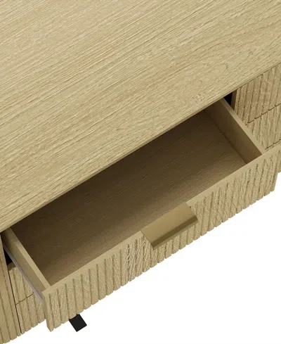 Manhattan Comfort 71.3" Medium Density Fiberboard Olivia Modern 6-drawer Double Dresser