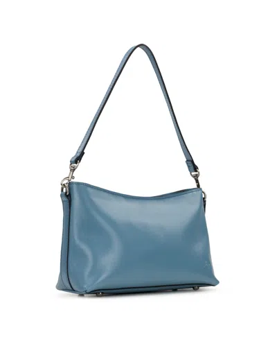 Patricia Nash Betta Medium Leather Crossbody, Created For Macy's In Blue