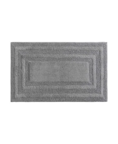 Eddie Bauer Logan Cotton Tufted Bath Rug, 24" X 40" In Blue