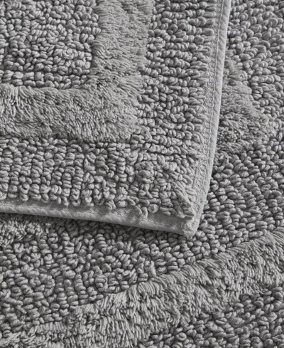Eddie Bauer Logan Cotton Tufted Bath Rug, 24" X 40" In Blue