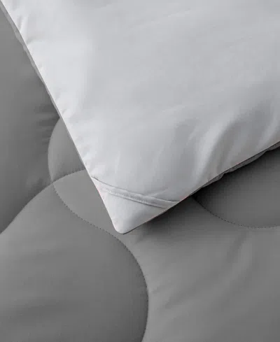 Unikome Lightweight Reversible Quilted Down Alternative Comforter, King In Gray