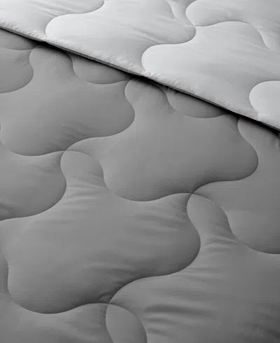 Unikome Lightweight Reversible Quilted Down Alternative Comforter, King In Gray