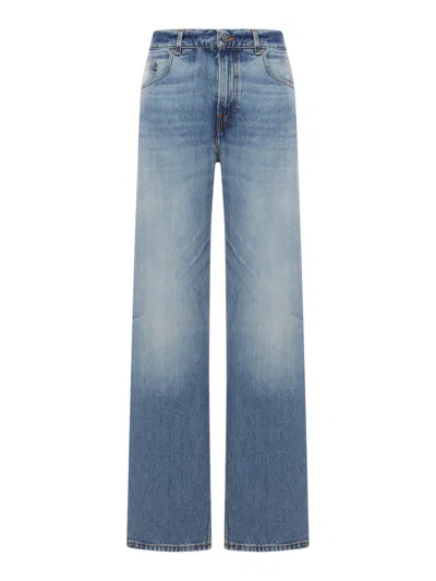 Haikure Jeans With Belt Loops In Blue