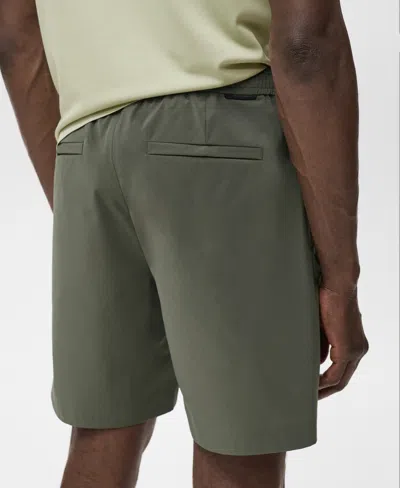 Mango Men's Water-repellent Bermuda Shorts In Green