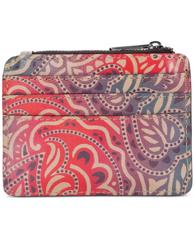 Patricia Nash Cassis Id Small Printed Leather Wallet In Multi