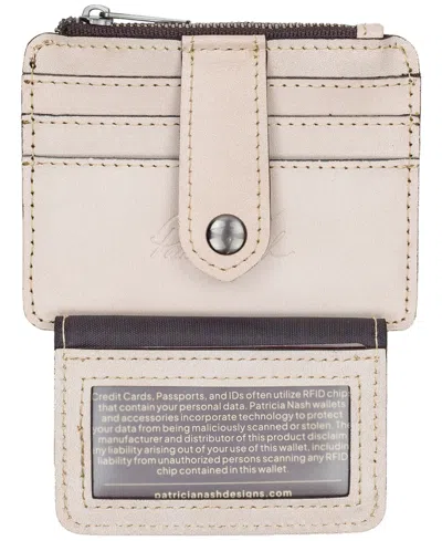 Patricia Nash Cassis Id Small Printed Leather Wallet In Multi