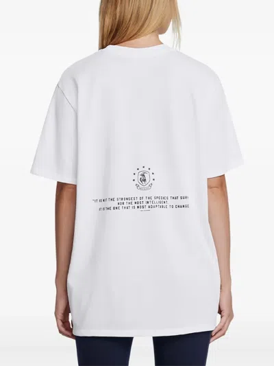Under Armour Project Rock Campus Q3 T-shirt In White