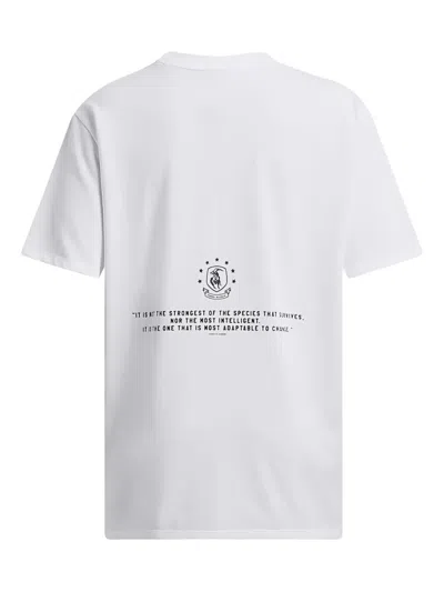 Under Armour Project Rock Campus Q3 T-shirt In White