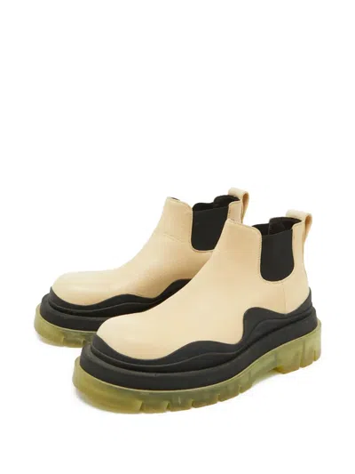 Pre-owned Bottega Veneta Chunky Sole Chelsea Boots