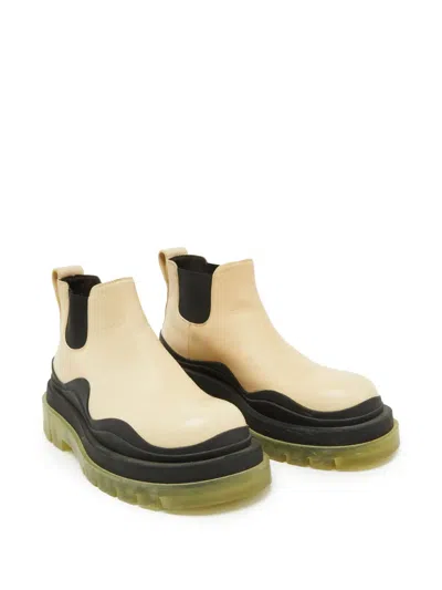 Pre-owned Bottega Veneta Chunky Sole Chelsea Boots