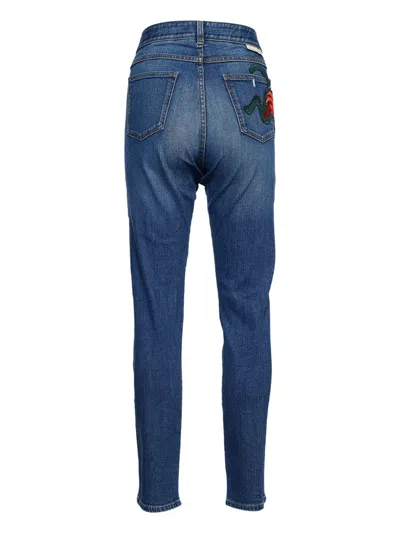 Pre-owned Stella Mccartney Animal-embroidery Jeans