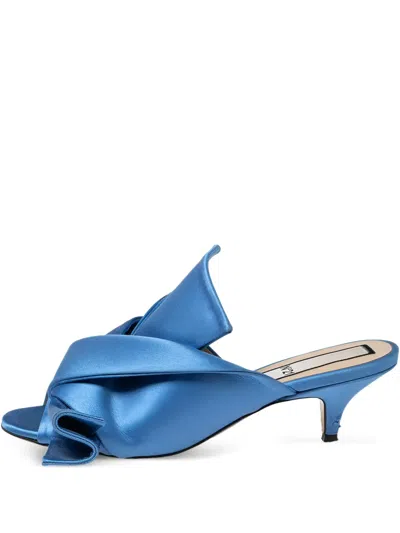 Pre-owned N°21  55mm Satin Knotted Sandals