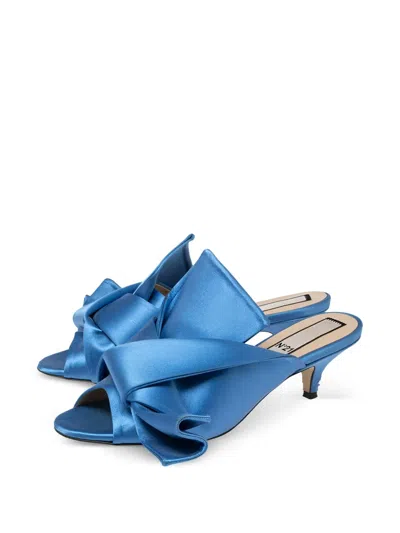 Pre-owned N°21  55mm Satin Knotted Sandals
