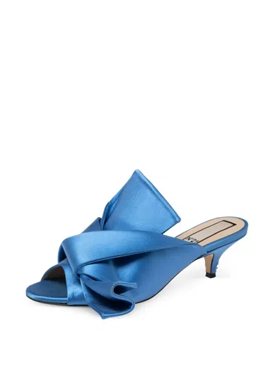 Pre-owned N°21  55mm Satin Knotted Sandals