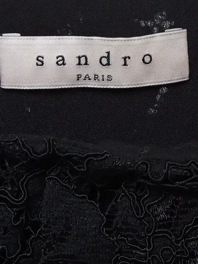 Pre-owned Sandro Lace-detailing Playsuit