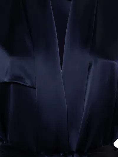 Pre-owned Galvan  Satin Belted Coat