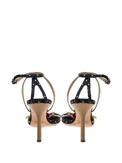 Pre-owned Valentino Garavani 95mm Polka-dot Print Sandals